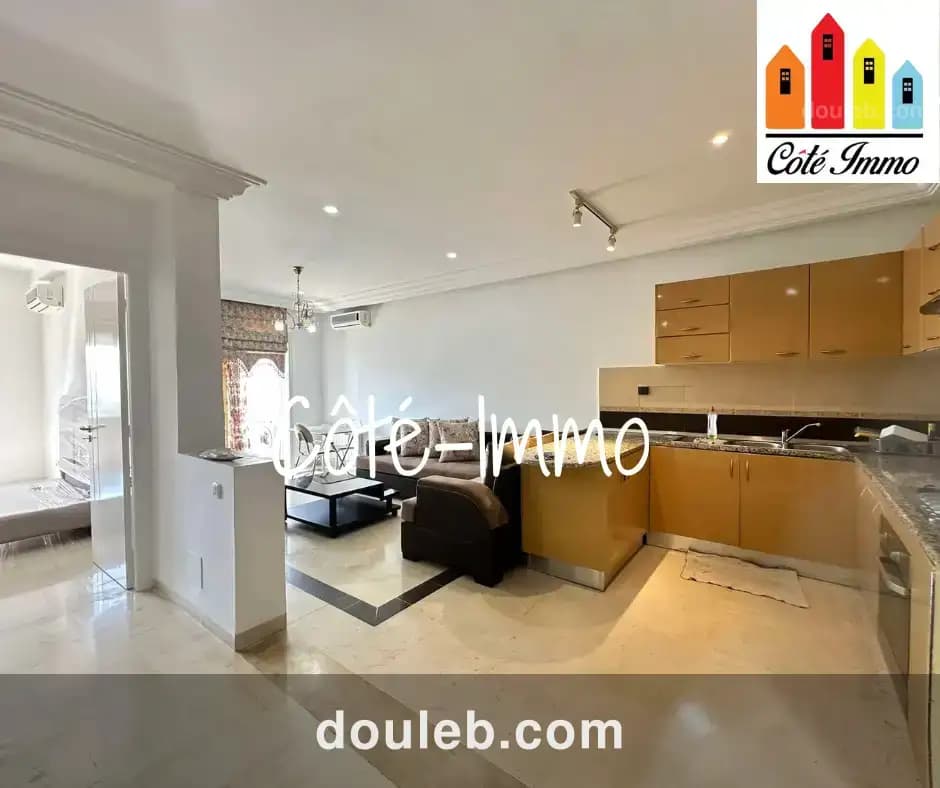 Un appart s1 bien meuble à ezzahra à Tunis