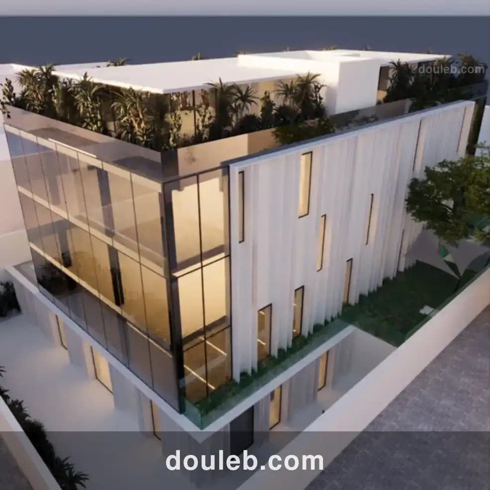 Immeuble bureautique neuf 1808 m2 à blevedere à Tunis