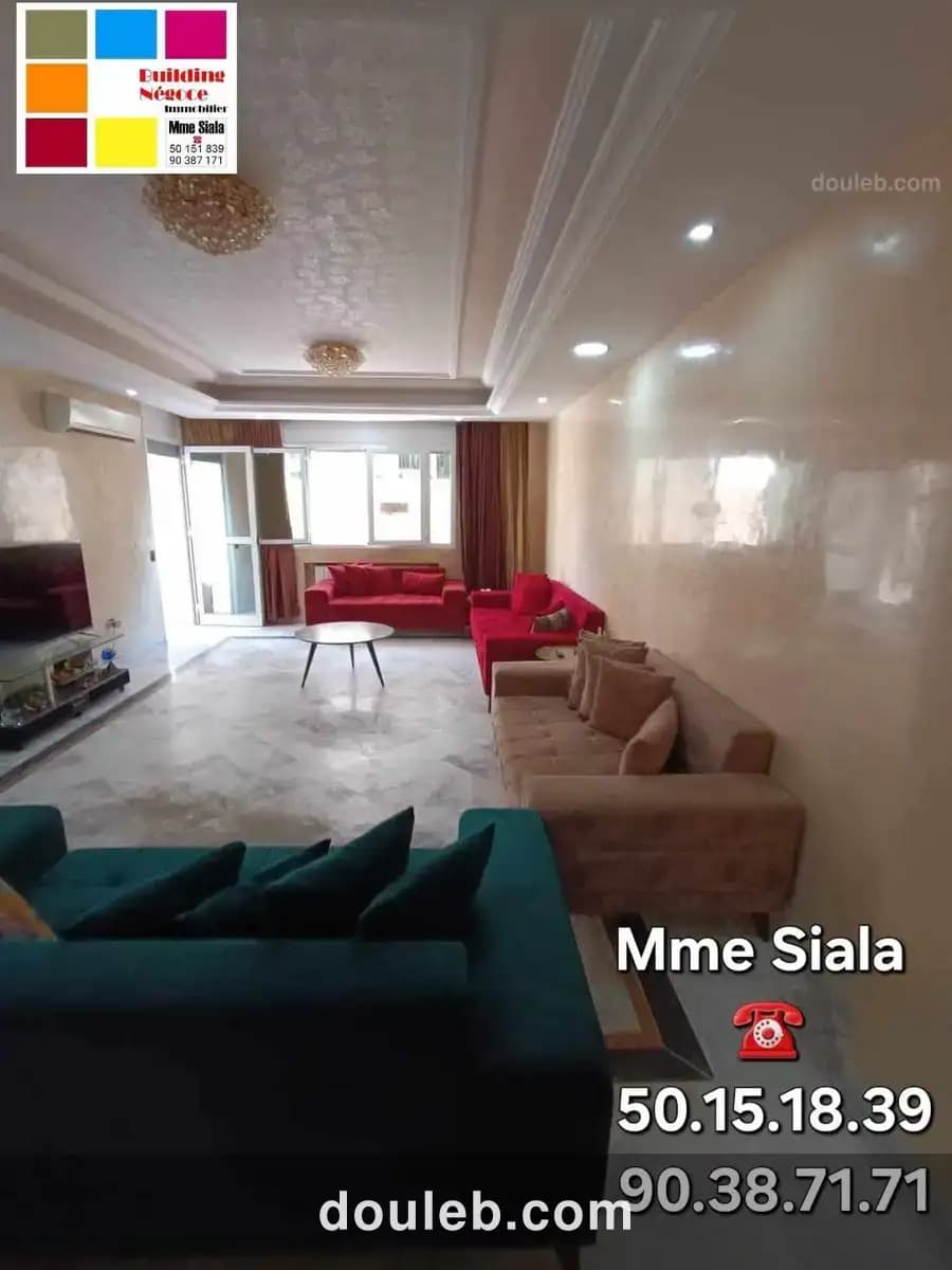 Menzah 7 bis spacieux appt s4 bien situé à Tunis