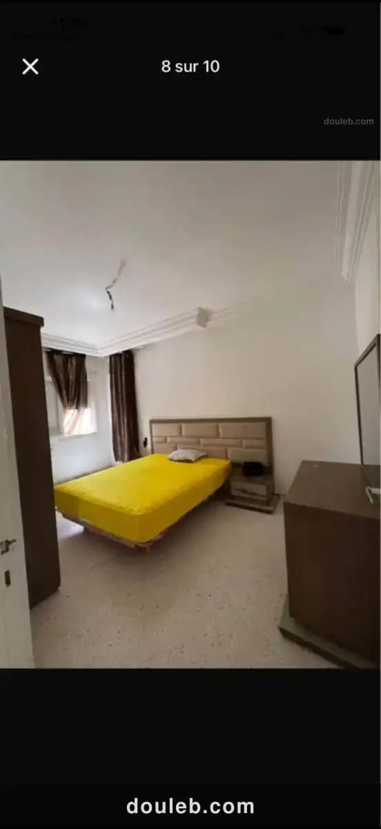 Appartement s2 meublé longue durée bhira bizerte à Tunis