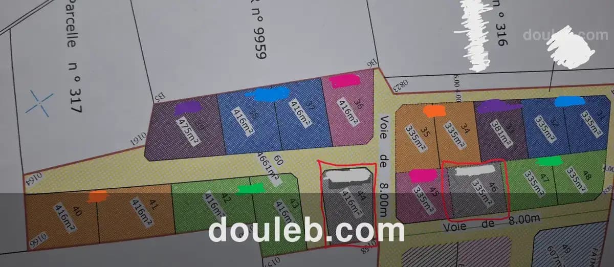 Lots de terrain à Tunis