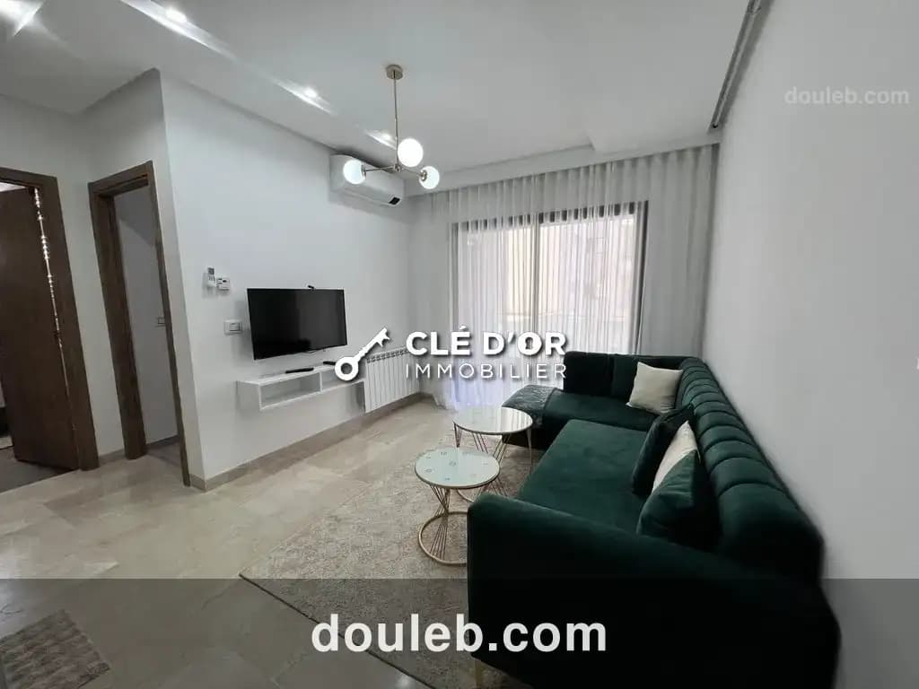 Un bell appart s1 meuble au jardins de carthage à Tunis