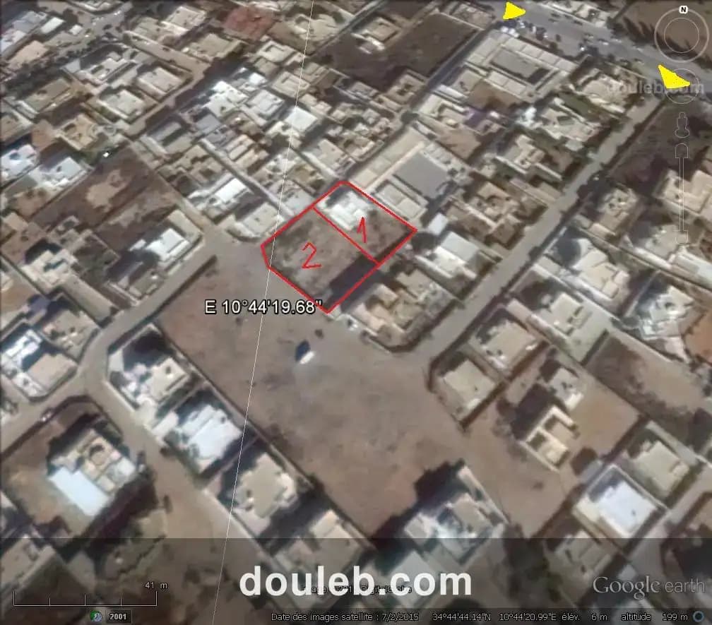 Terrain de 620 m2 route el ain km 2 à Tunis