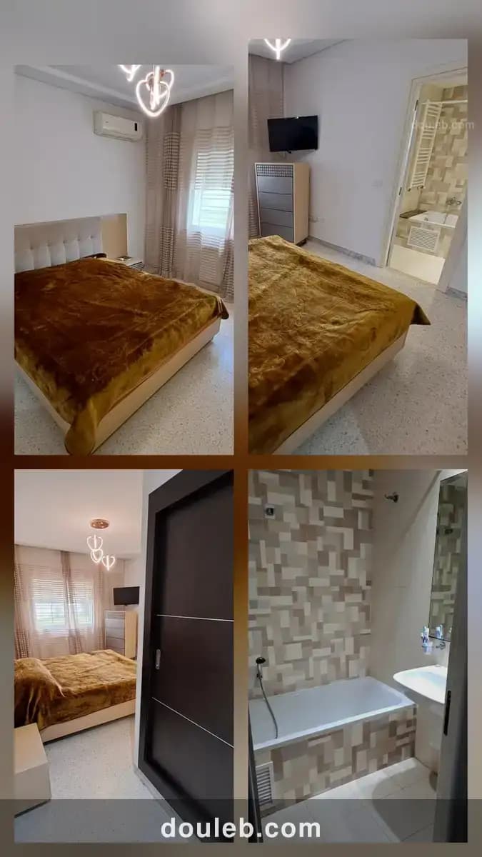 Partc l apt s4 meublé proche lac2 à Tunis