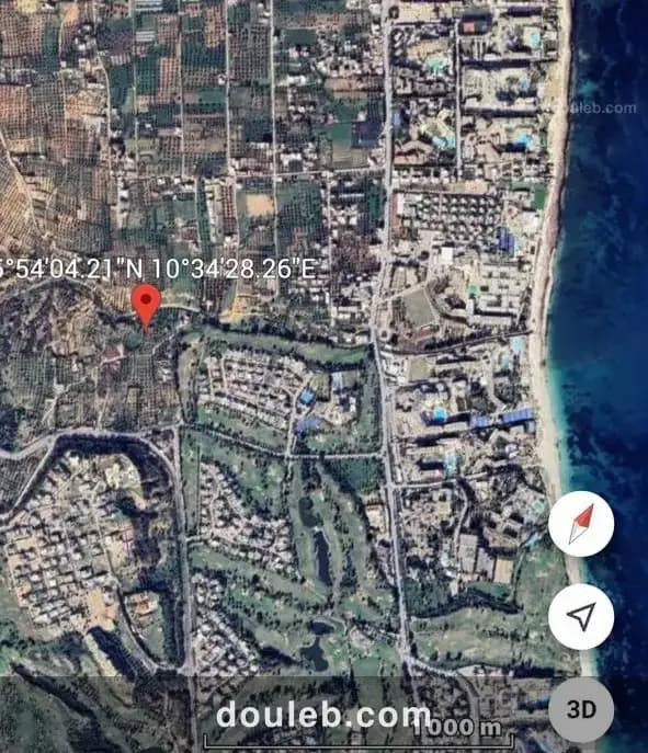 Kantaoui proche golf et baie des anges négociable à Tunis