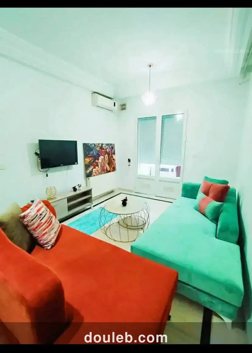 S plus 1 meublee avec balcon à Tunis