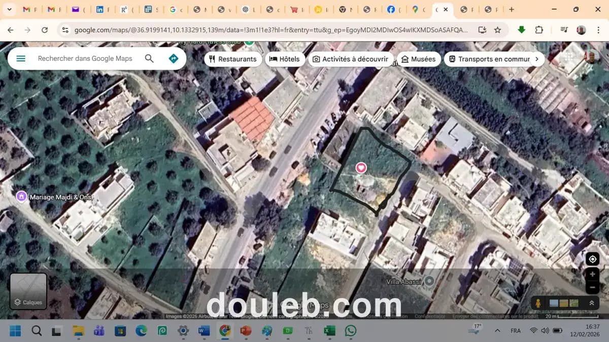 Terrain à borj touil à Tunis