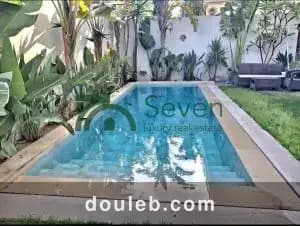 Une villa s5 avec piscine gammart ref480a à Tunis