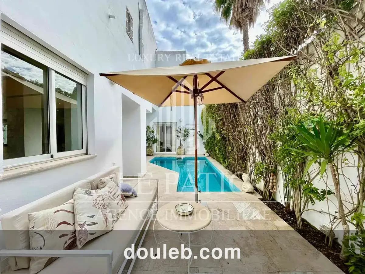 Villa s3 meublée a carthage à Tunis