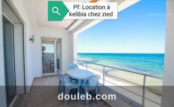 Des villas bien équipés à kelibia plage à Nabeul