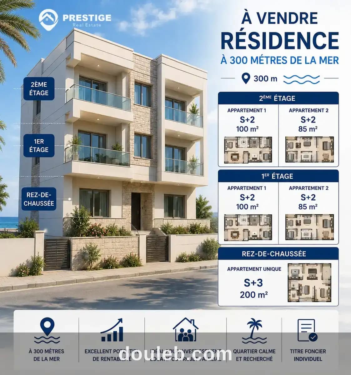 Une résidence à dimes bekalta à Monastir