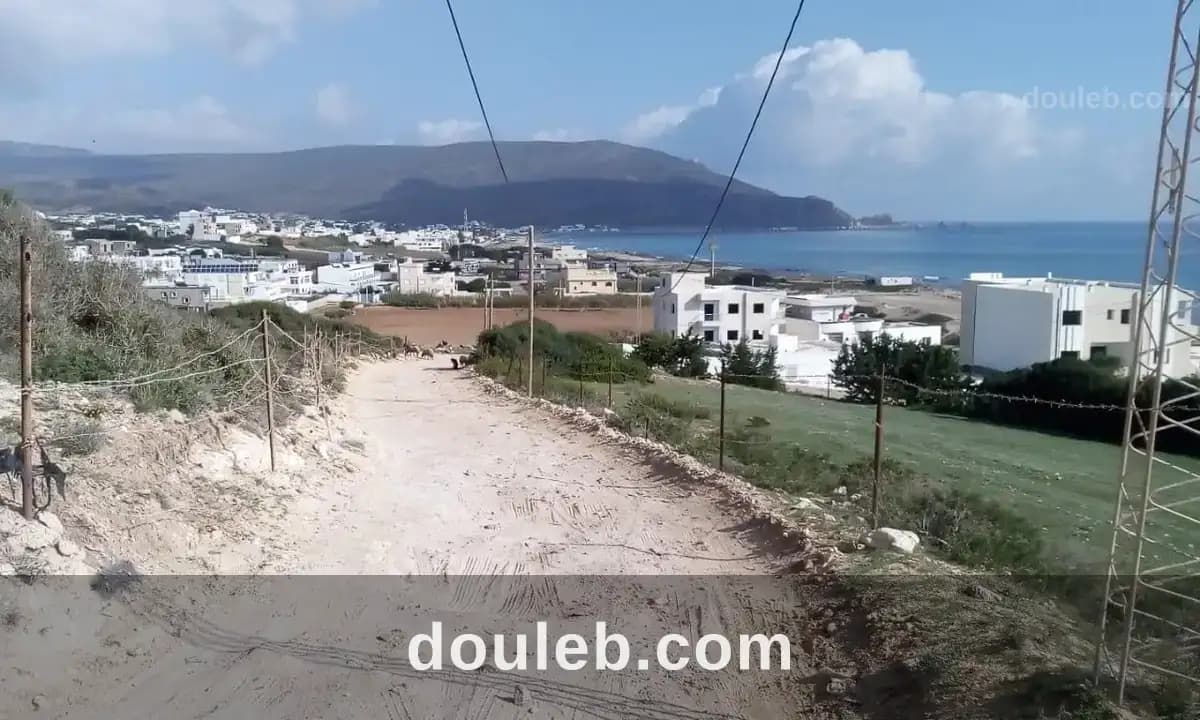 Le terrain à kerkouane à Nabeul