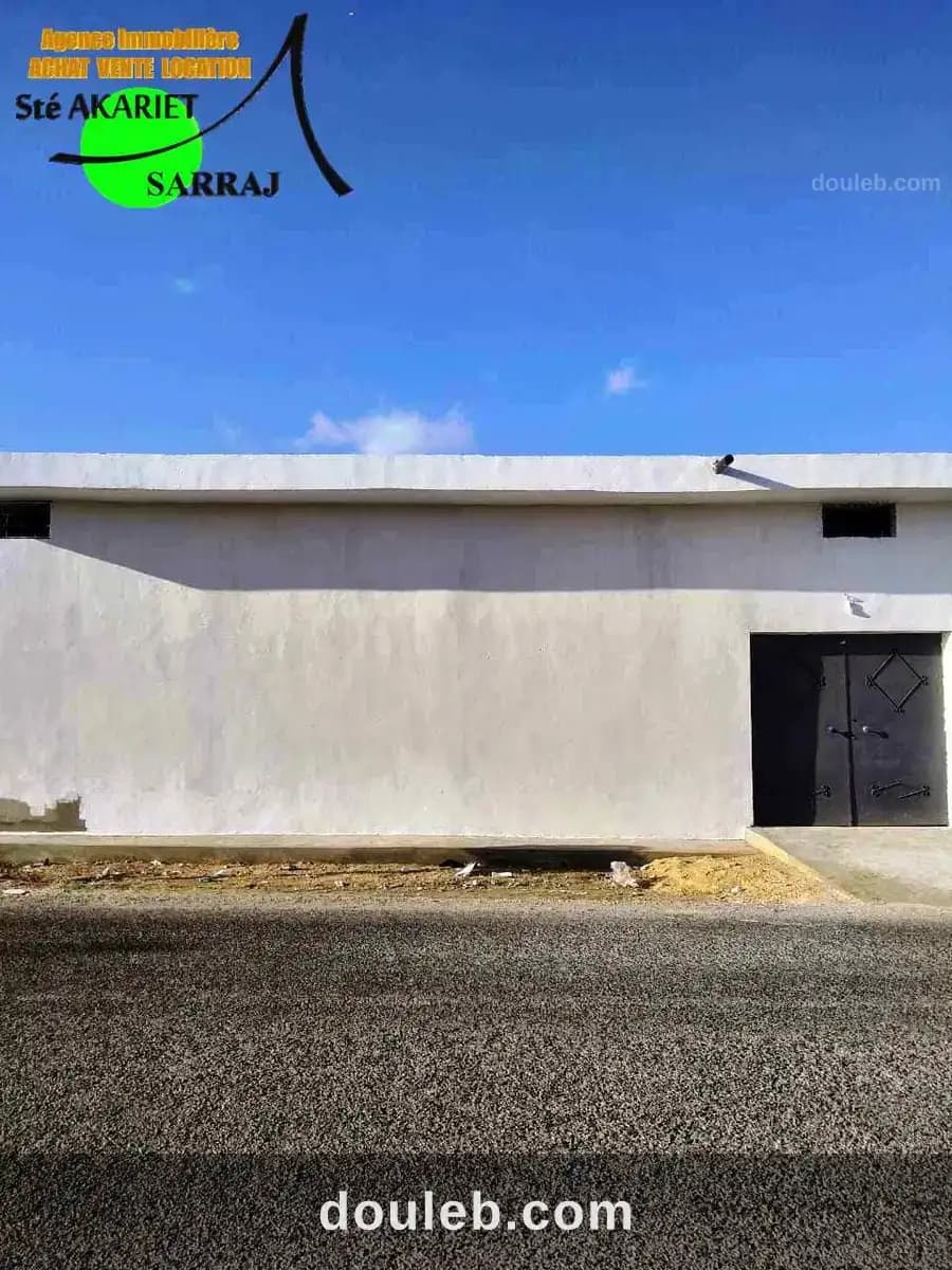 Terrain clôturé 1000m à kalâa seghira ennager à Sousse