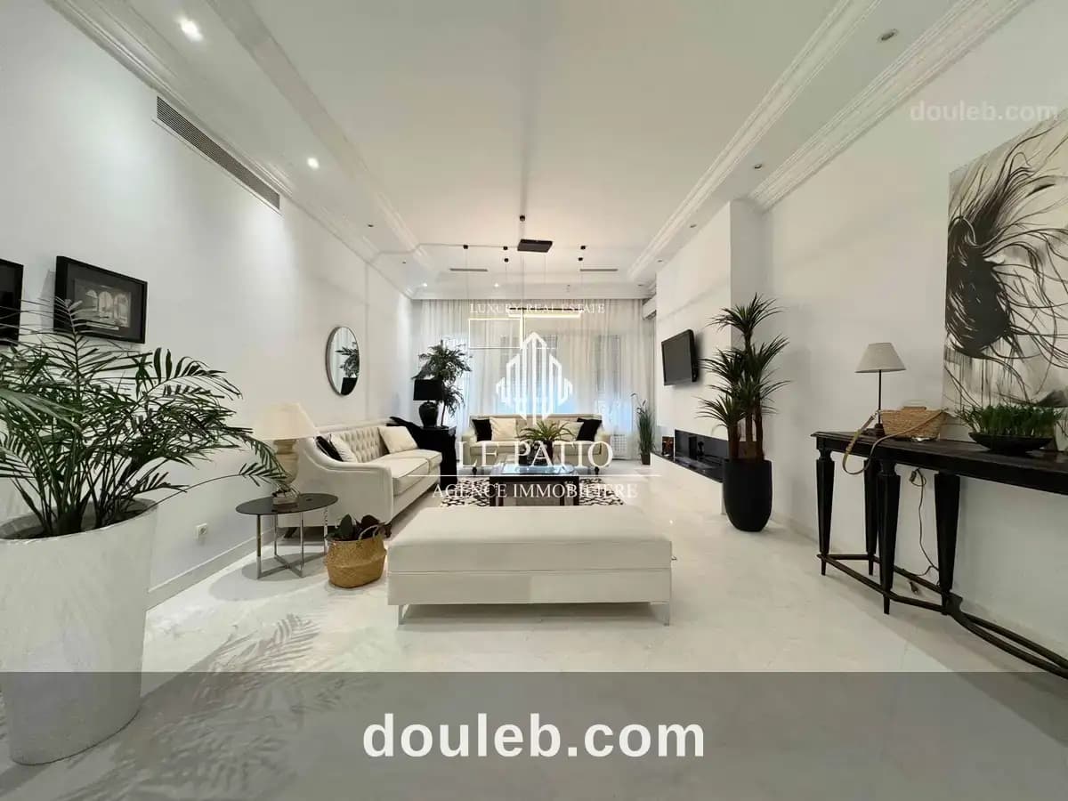 Appartement s3 luxueusement meublé lac 2 à Tunis