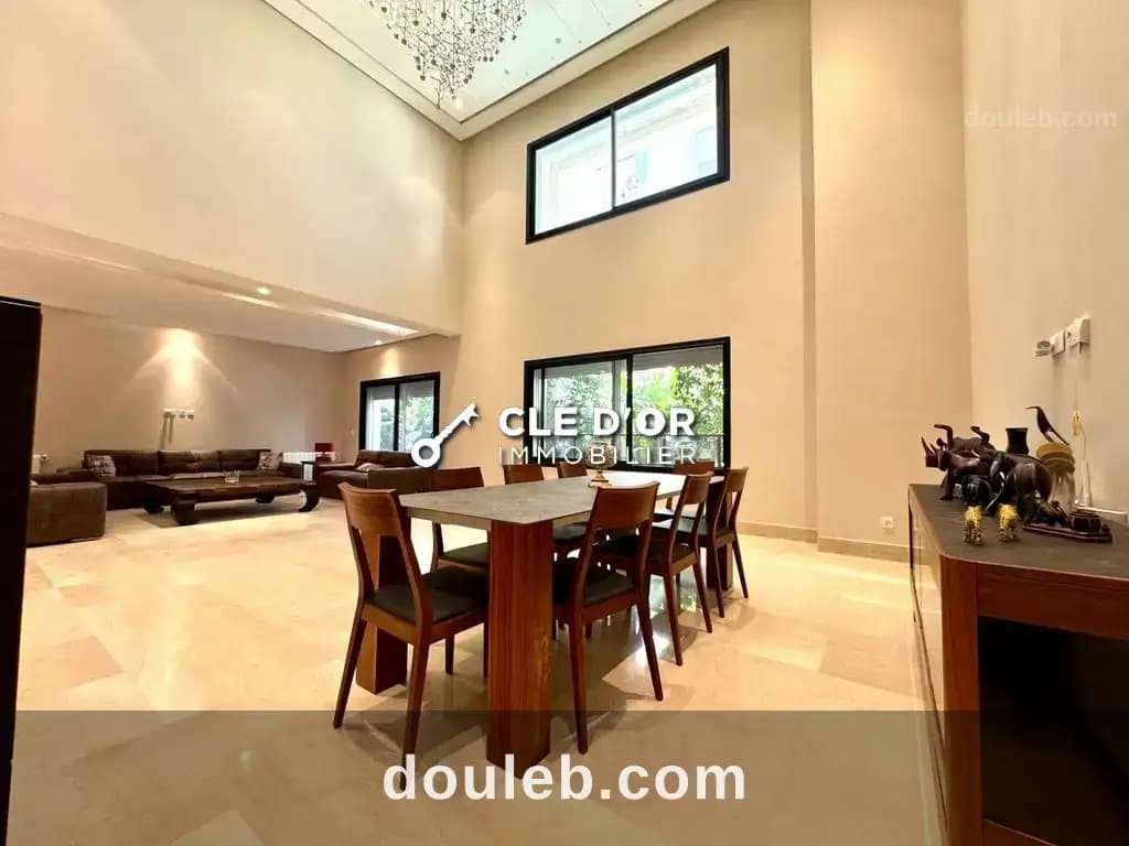 Un duplex s4 meuble situe au jardins de carthage à Tunis