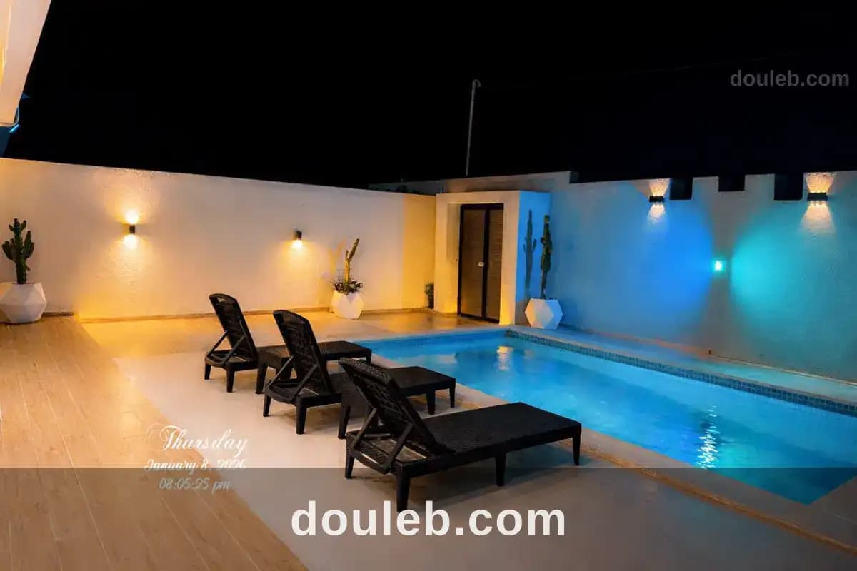 Magnifique villa avec piscine à plage kelibia à Nabeul