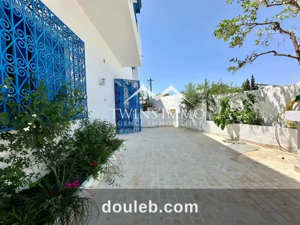 Rez de chaussée de villa s3 à sidi bou saïd à Tunis