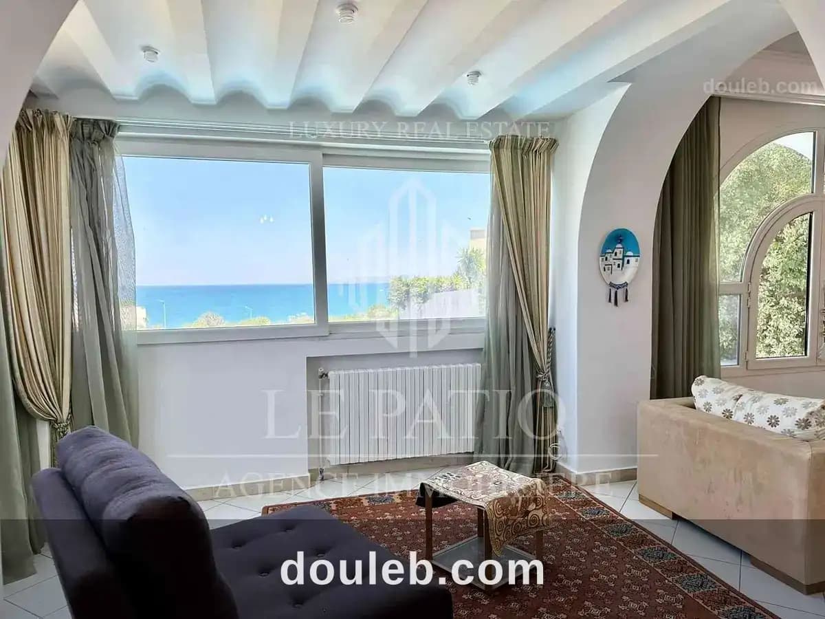 Duplex meublé avec vue sur mer a gammarth - Miniature 2