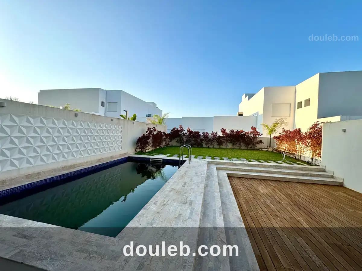 S2 haut standing meublé avec piscine à gammarth à Tunis