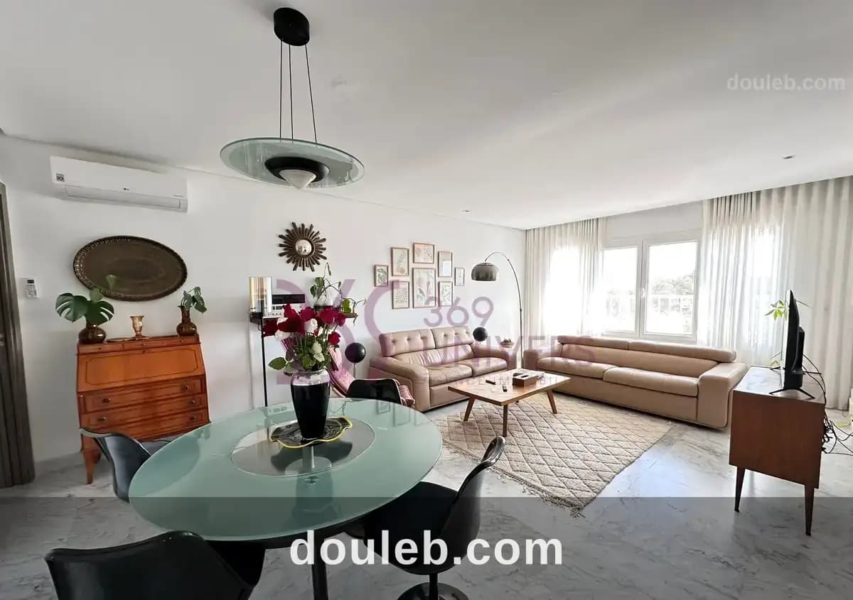 Appartement avec vue dégagée à la marsa ref ra072 - Miniature 3