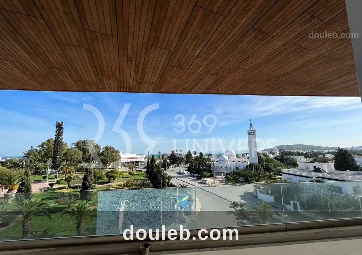 Appart meublé avec terrasse à la marsa ref ra018 à Tunis