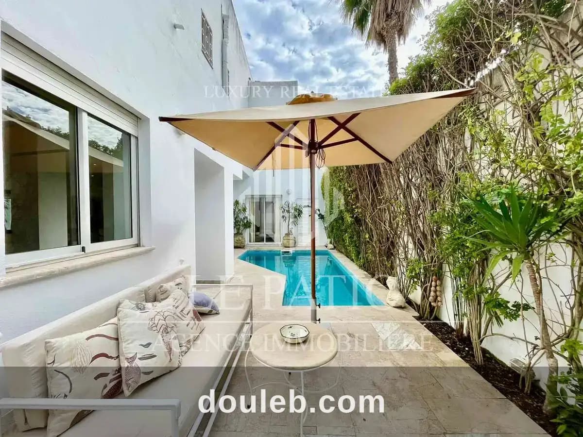 Villa s3 meublée a carthage à Tunis