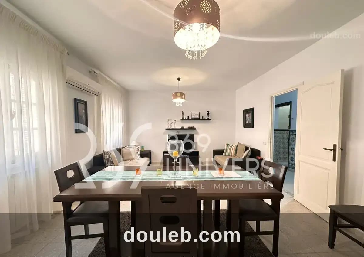 Appartement meublé avec terrasse à sidi bousaid à Tunis