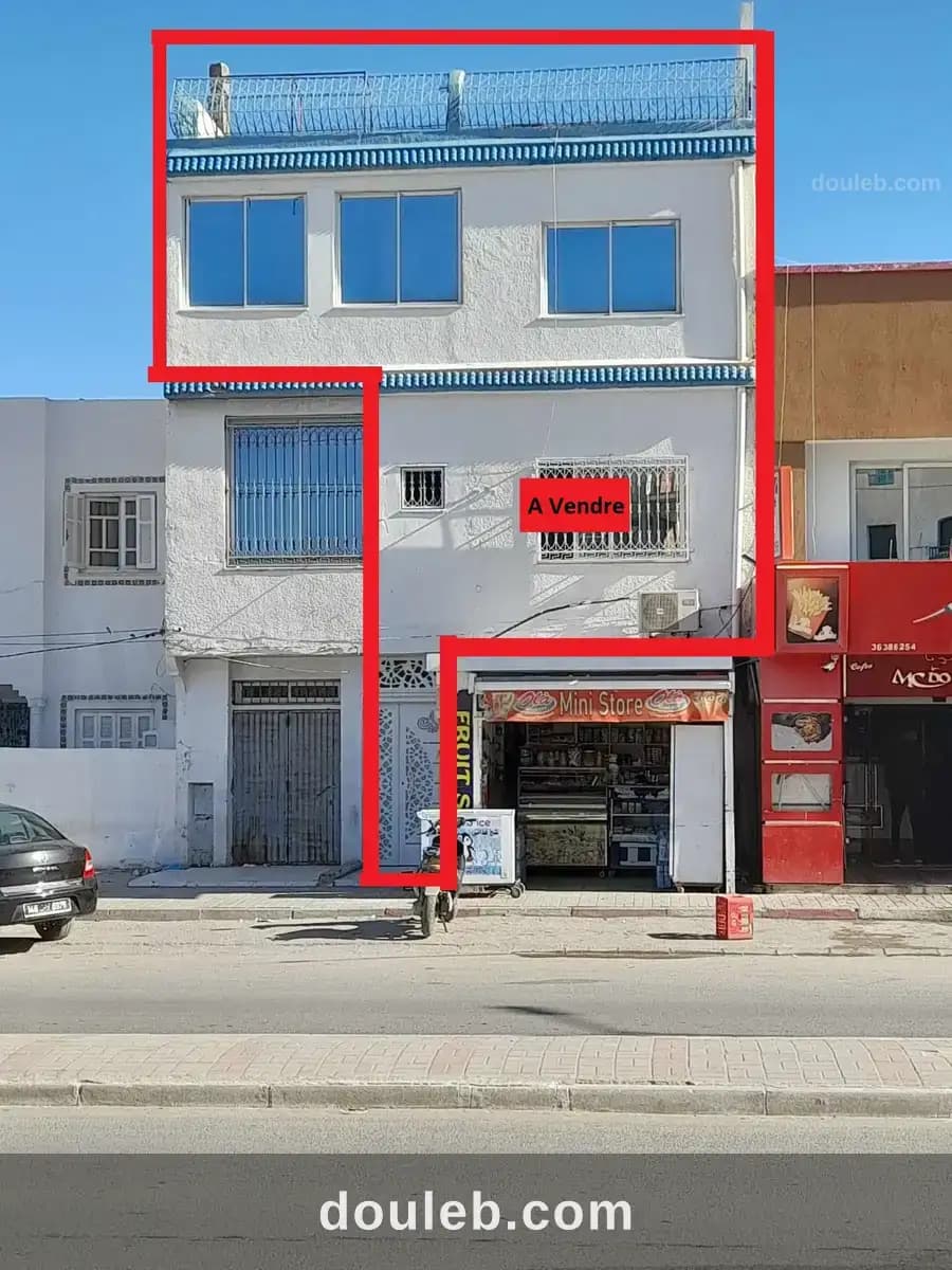 Appartements ou bureaux la rue principale mansoura à Kairouan
