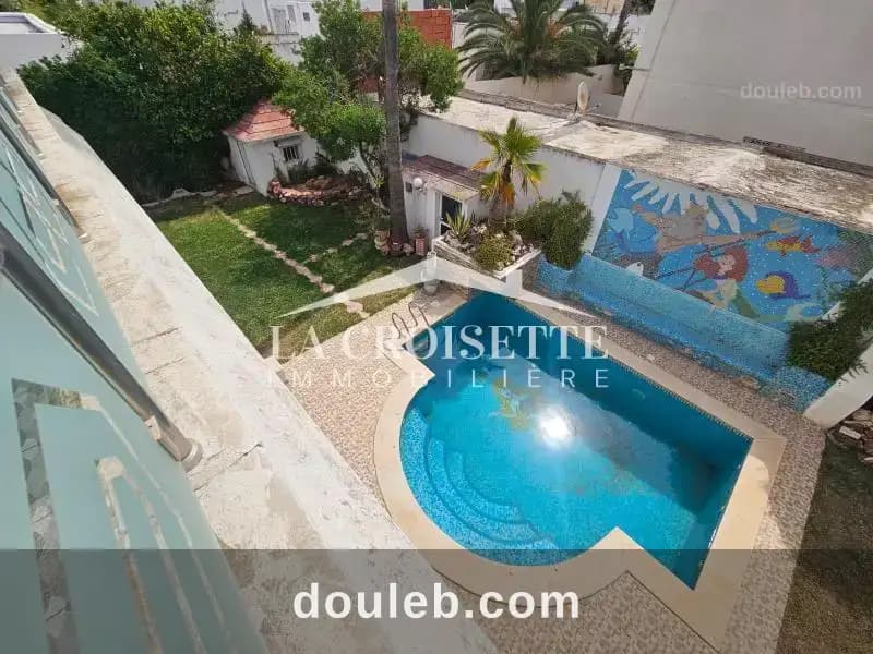 Etage de villa s3 meublé à la soukra mel0597 à Ariana