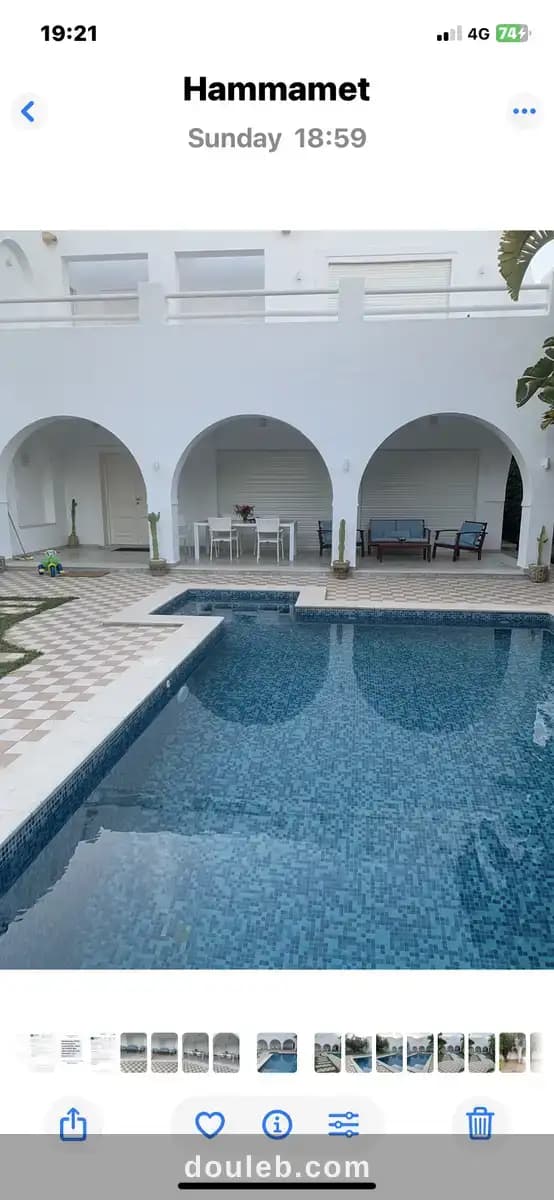 Villa s4 picine et grande jardin à Nabeul