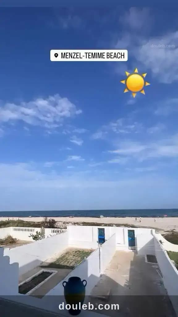 Plage menzel temime à Nabeul