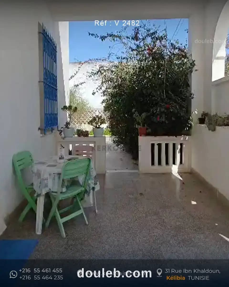 Une maison arabe traditionnelle a kélibia à Nabeul