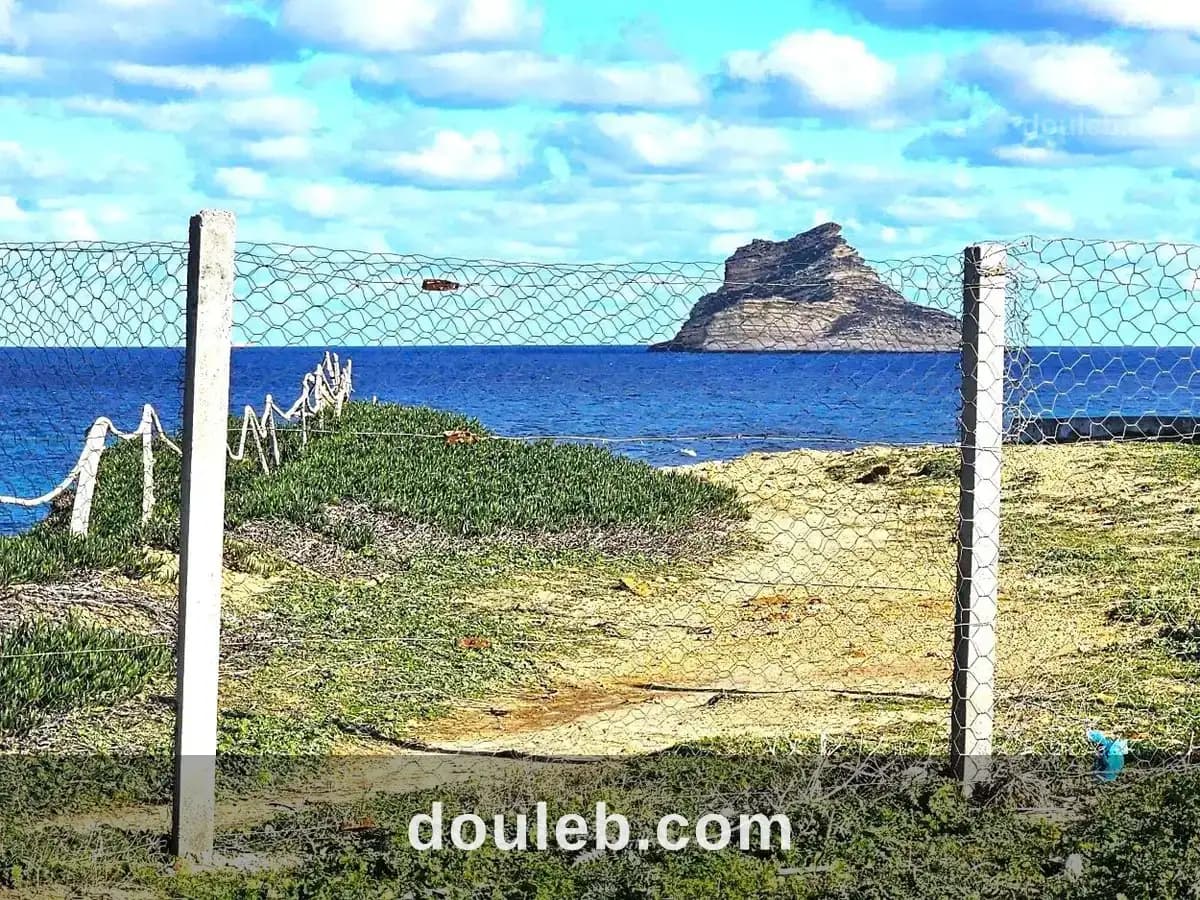 Terrain front mer 2200 m2 rafraf plage ain mestir à Bizerte