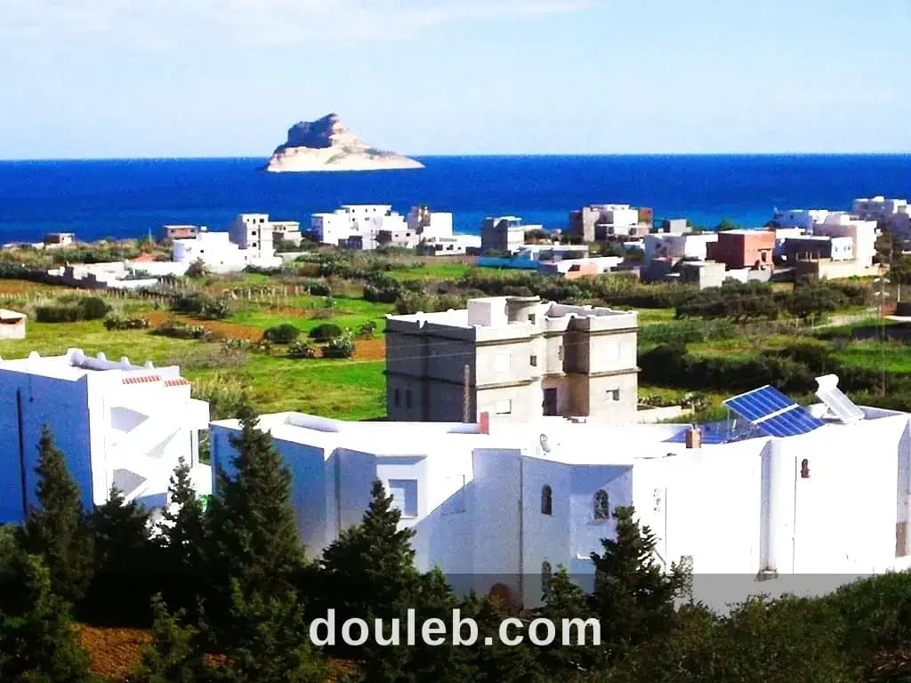 Terrain 600 m2 rafraf plage à Bizerte