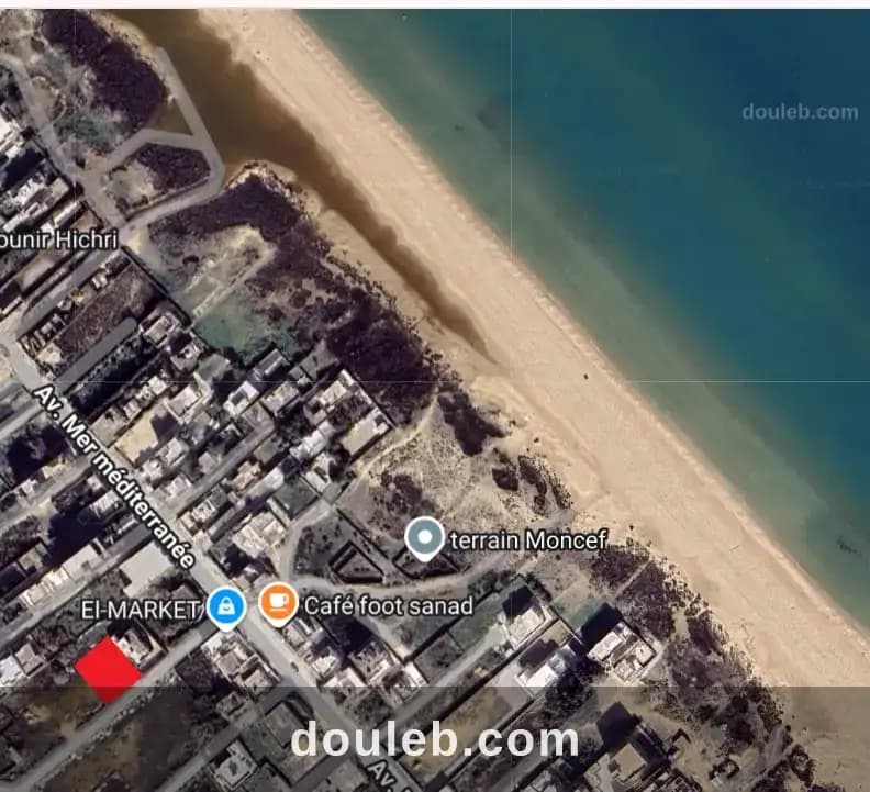 Terrain d exception de 550 m raoued plage à Ariana