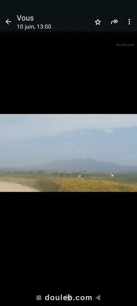1h2500m pour une ferme dans la beauté de la nature à Zaghouan