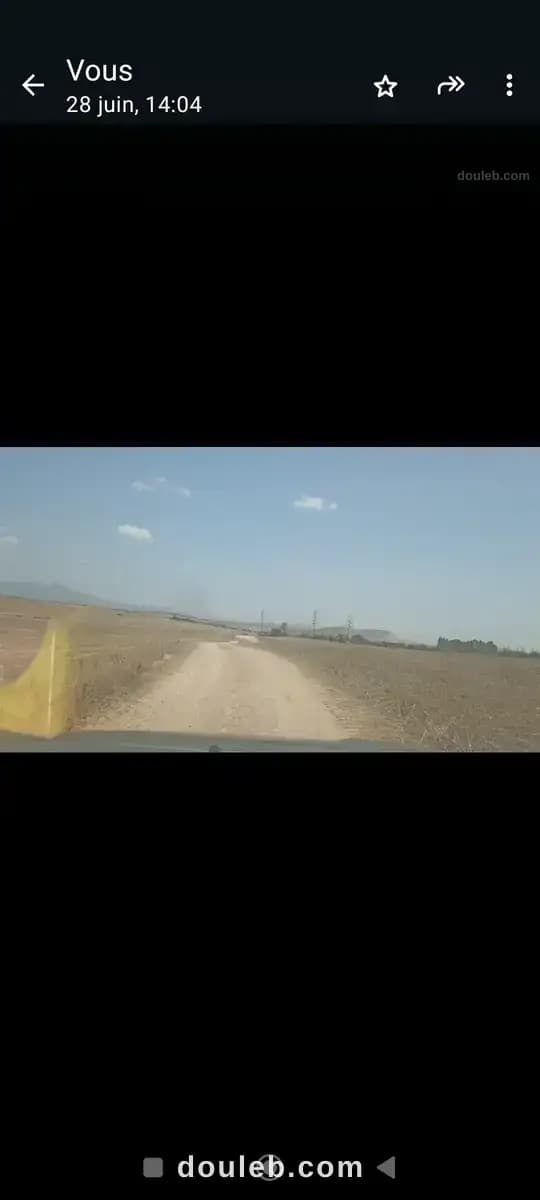 100hectares nu a boucha 50km de tunis à Zaghouan