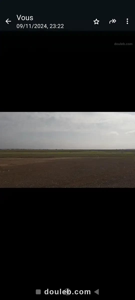 15 hectares nu a al fajjah à Zaghouan