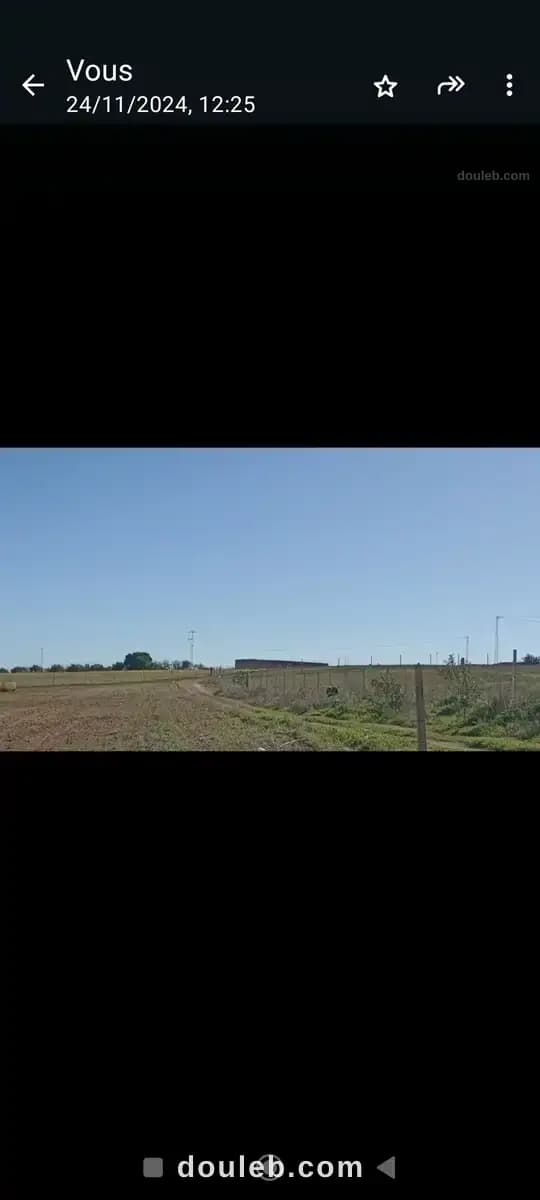 Terrain agricole pour une résidence rurale à Zaghouan