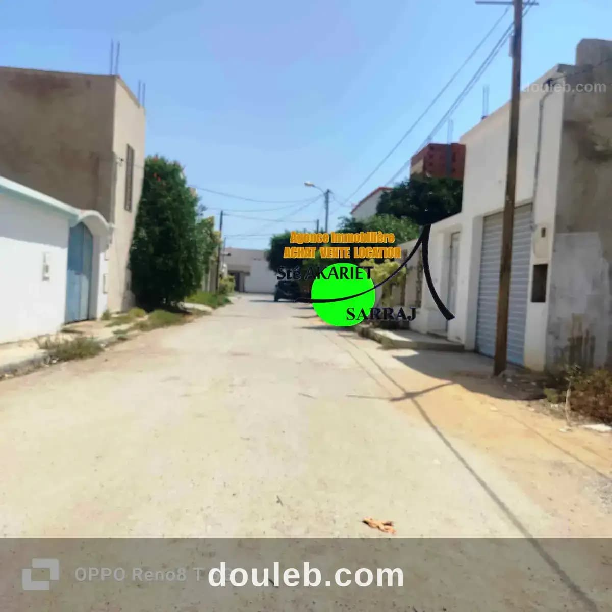 Terrain 200m pas loin de municipalité tantana à Sousse