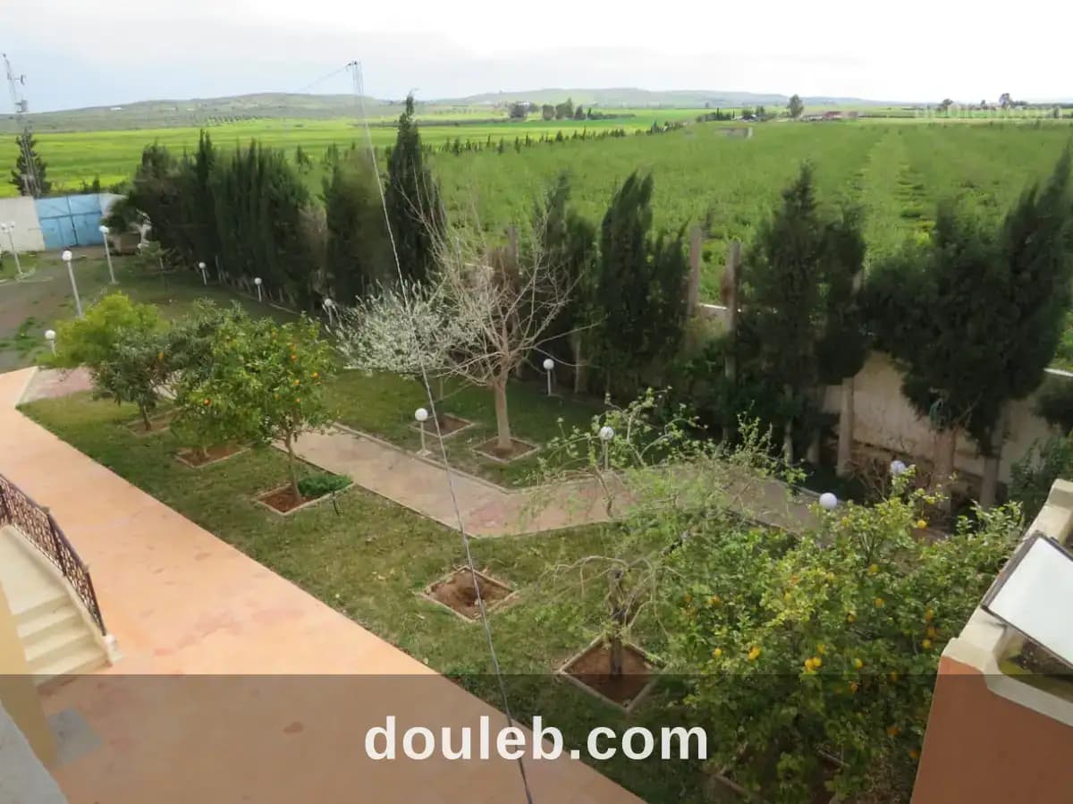 Belle ferme 7 hectares villa haute standing à Zaghouan