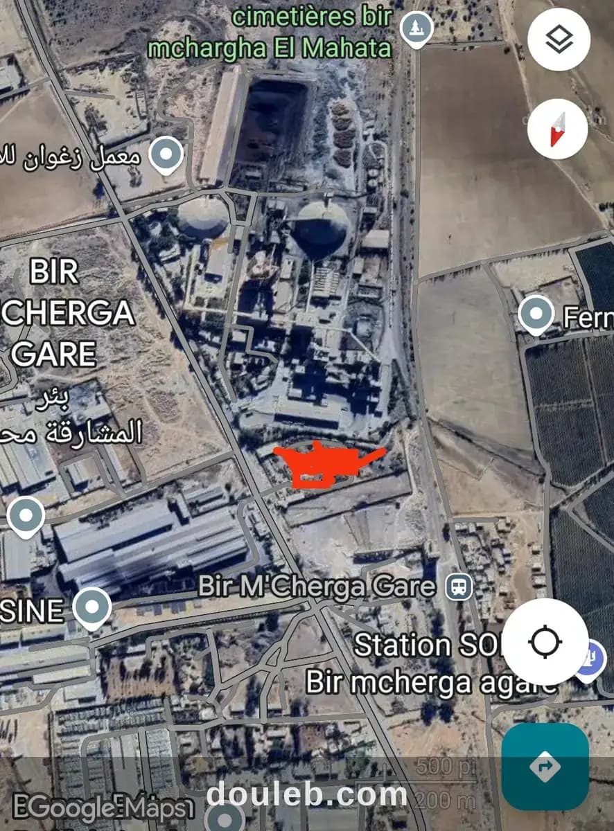 Zone industrielle 22000m2 à Zaghouan