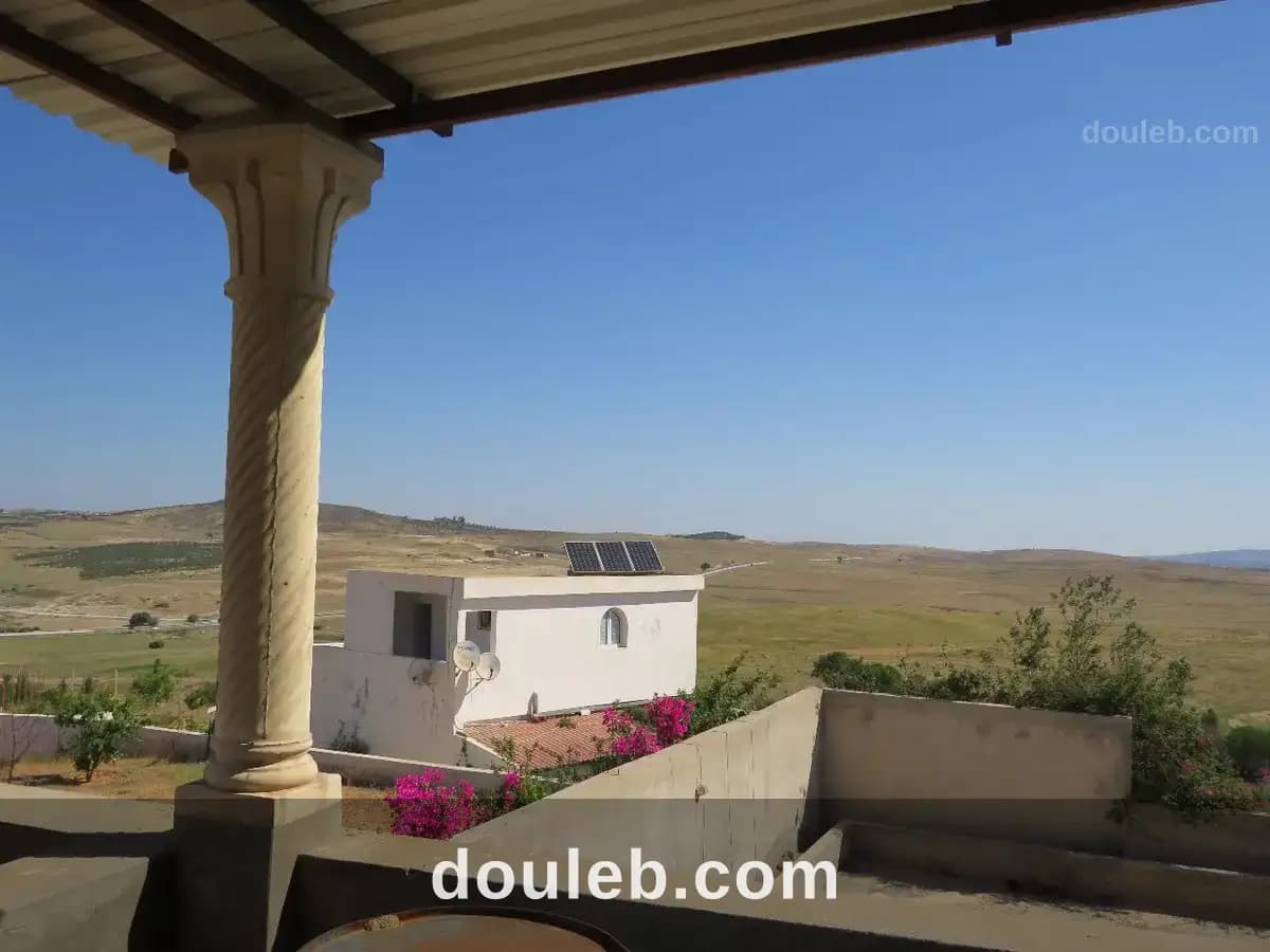 Projet en cours d'une maison d'hôte à Zaghouan
