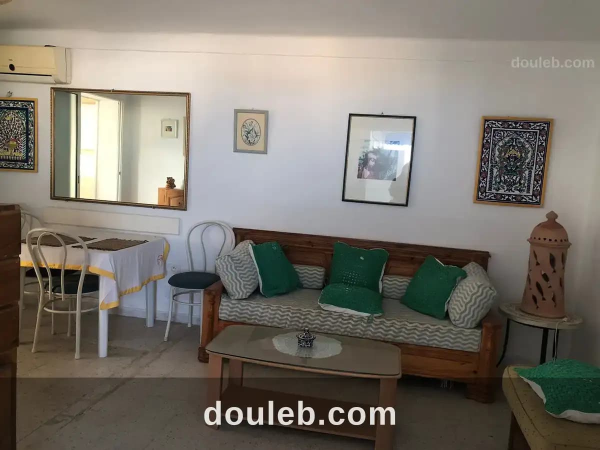 Appartement s1 avec grande terrasse à hammamet à Nabeul