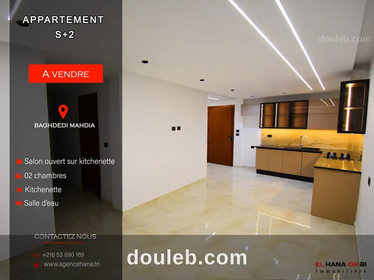 Appartement à baghdedi à Mahdia