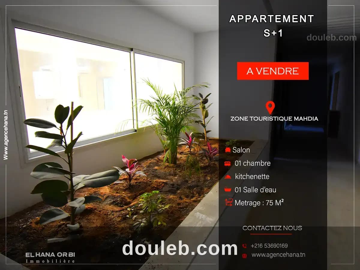 S1 avec piscine directement promoteur à mahdia à Mahdia