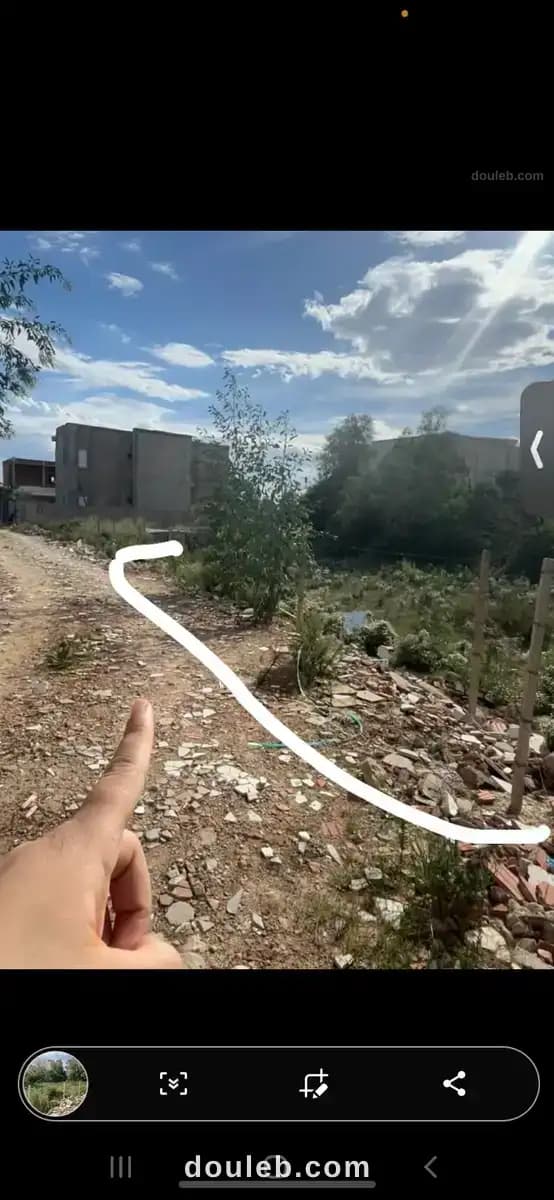 Un terrain 355m à soukra sidi frej - Miniature 4