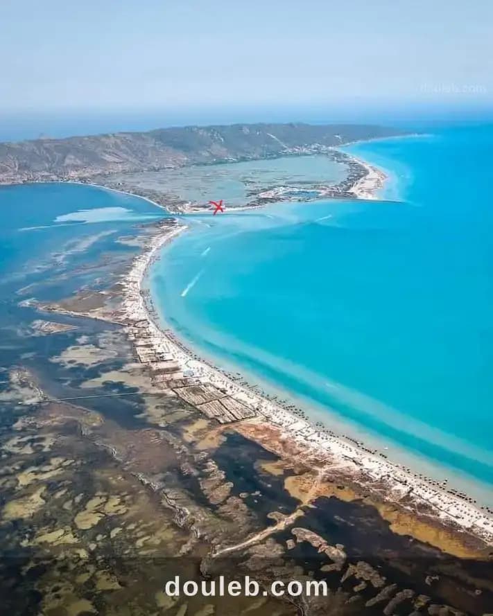 Terrain exceptionnel plage privee à Bizerte