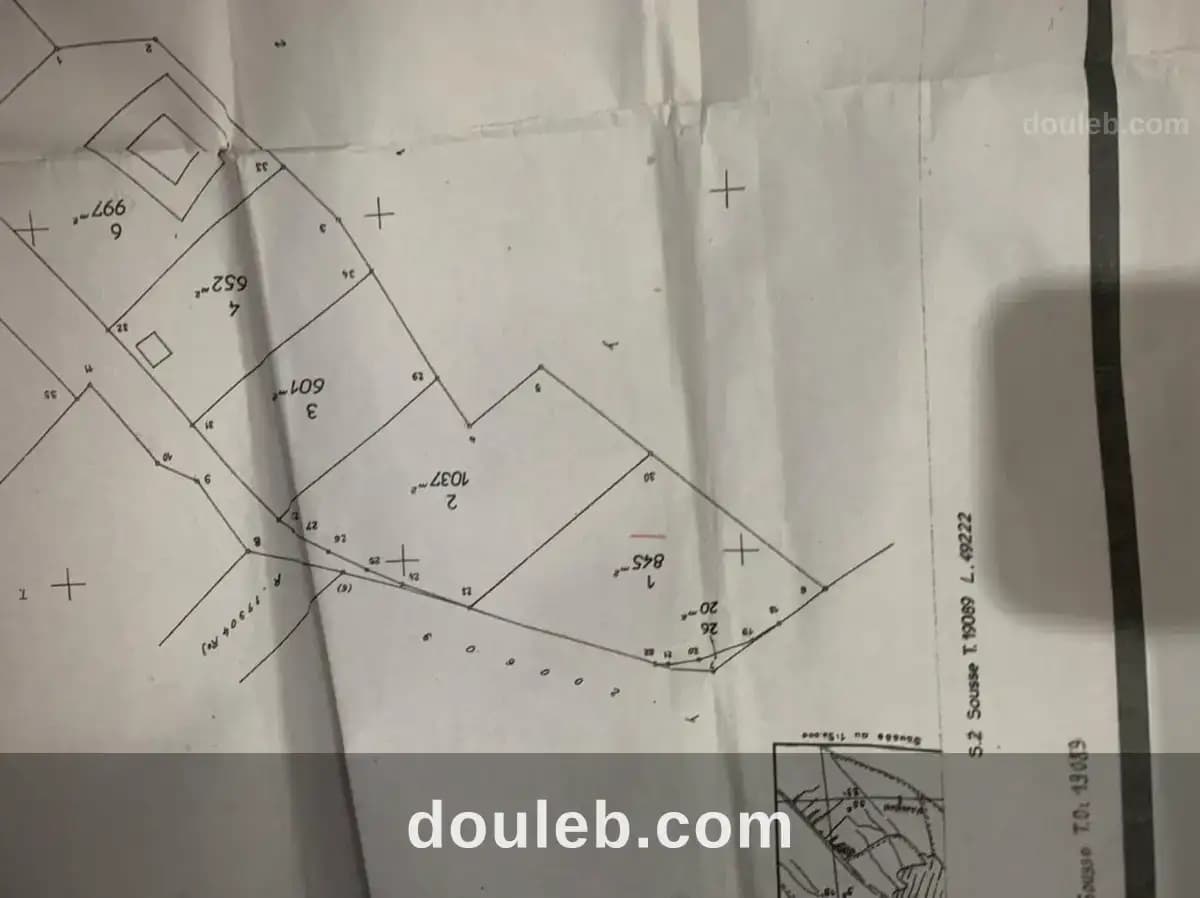 Vend terrain très bien situé a khazama - Miniature 4