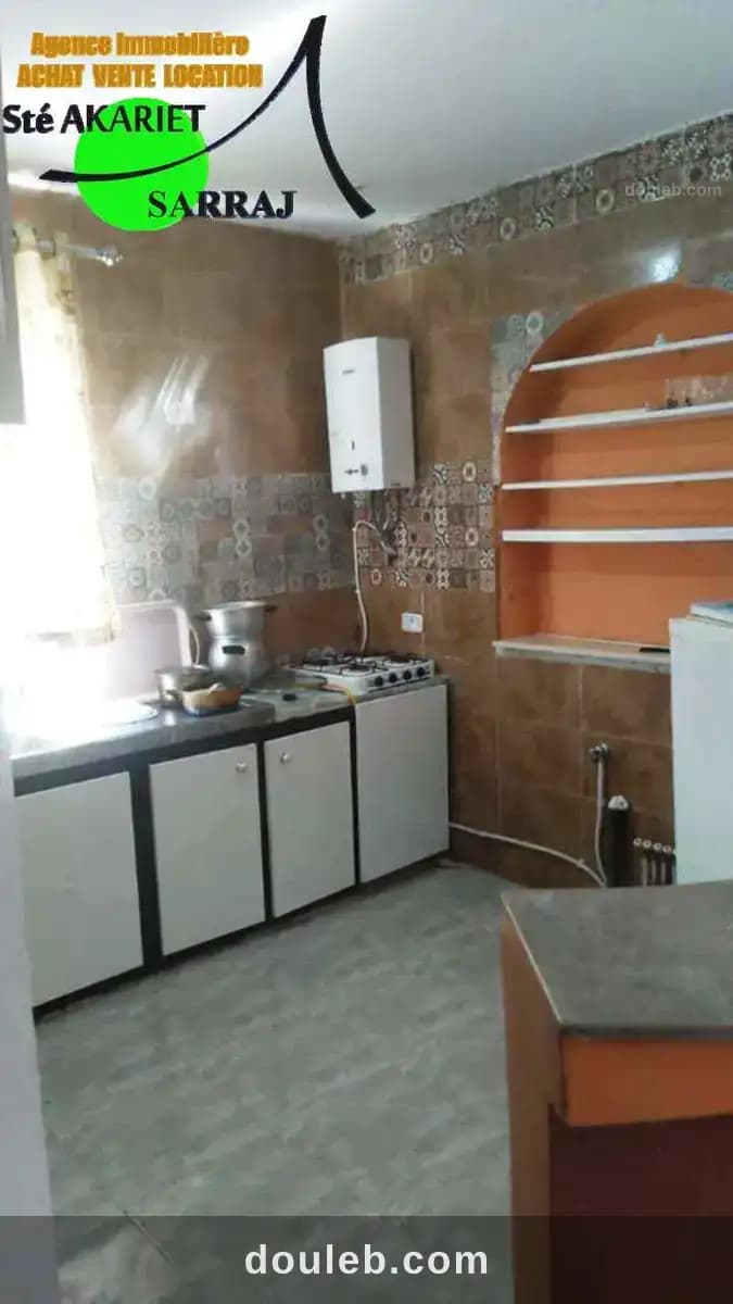 Appartement à 80m de la route touristique khzema à Sousse
